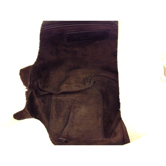 Yves Saint Laurent Naja Shoulder Bag Beige Gold - Picture 5 of 6